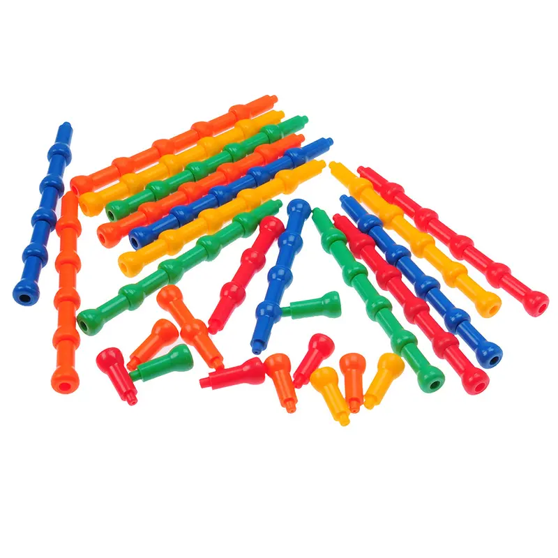 100-Piece Stacking Peg Set For Fine Motor & Cognitive Development 1