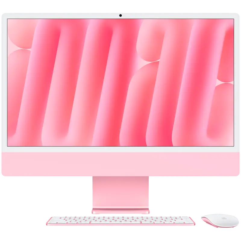 24-Inch Imac With Retina 4.5K Display — Apple M4 Chip (10-Core Cpu/Gpu), 24Gb Ram, 512Gb Ssd, Pink Finish, Model A3137 1