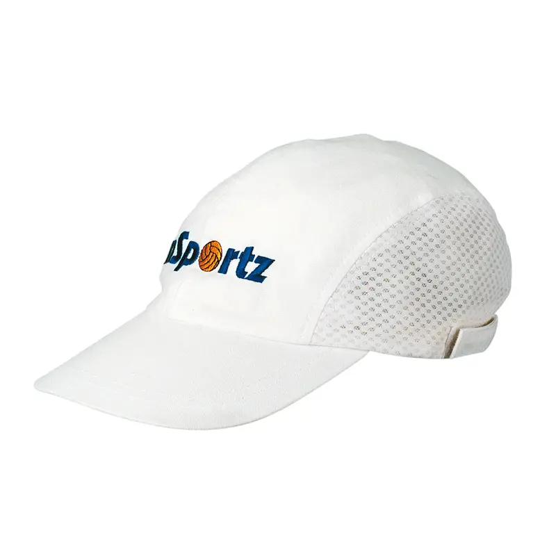 4-Panel Sport Cap In Brushed Cotton With Custom Embroidery 1