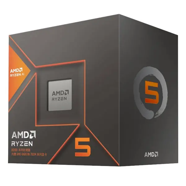 Amd Ryzen 5 8600G Desktop Processor – Am5 Socket, Integrated Radeon 760M Graphics, Includes Cooler 1