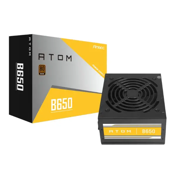Antec Atom B650 Non-Modular Atx Power Supply – 650W Bronze 1