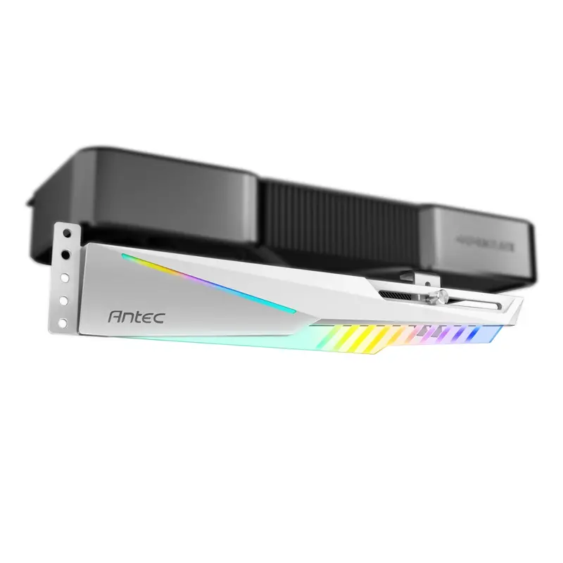 Antec Dagger White Argb Gpu Support Bracket 1