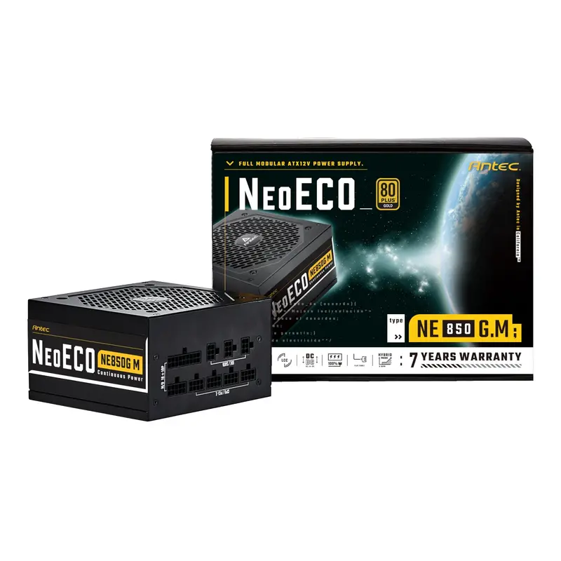 Antec Neoeco Gold 850W Fully Modular Psu – 80 Plus Gold Certified, Pcie 5.0 Ready 1