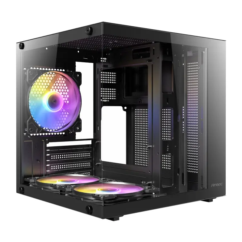 Antec Vcx10M Rgb Micro-Atx/Itx Mini Tower Case – Black, Compact, Argb Illumination 1