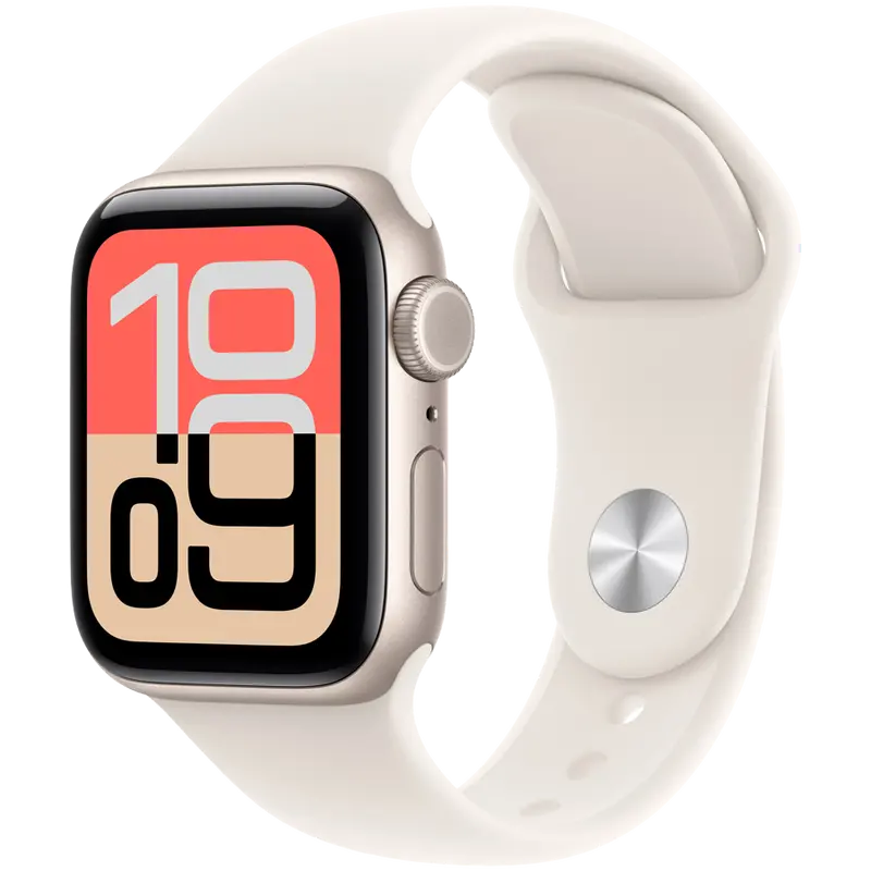 Apple Watch Se (3Rd Gen) Gps + Cellular – 40Mm Starlight Aluminum, Starlight Sport Band (M/L), Model A3326 1