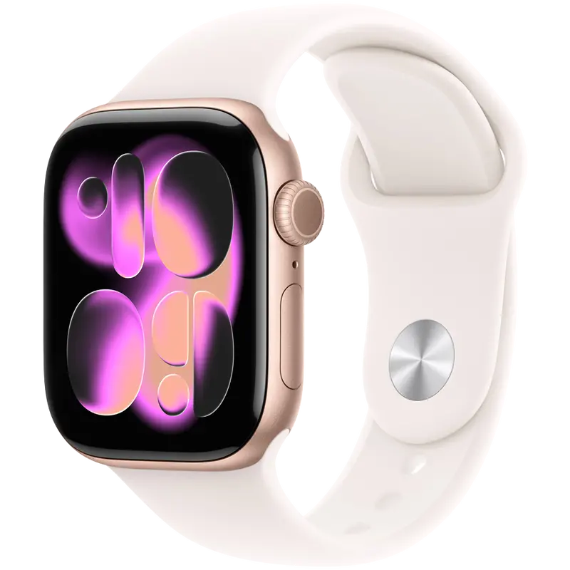 Apple Watch Series 11 Gps – 42Mm Rose Gold Aluminum, Light Blush Sport Band (M/L), Model A3331 1
