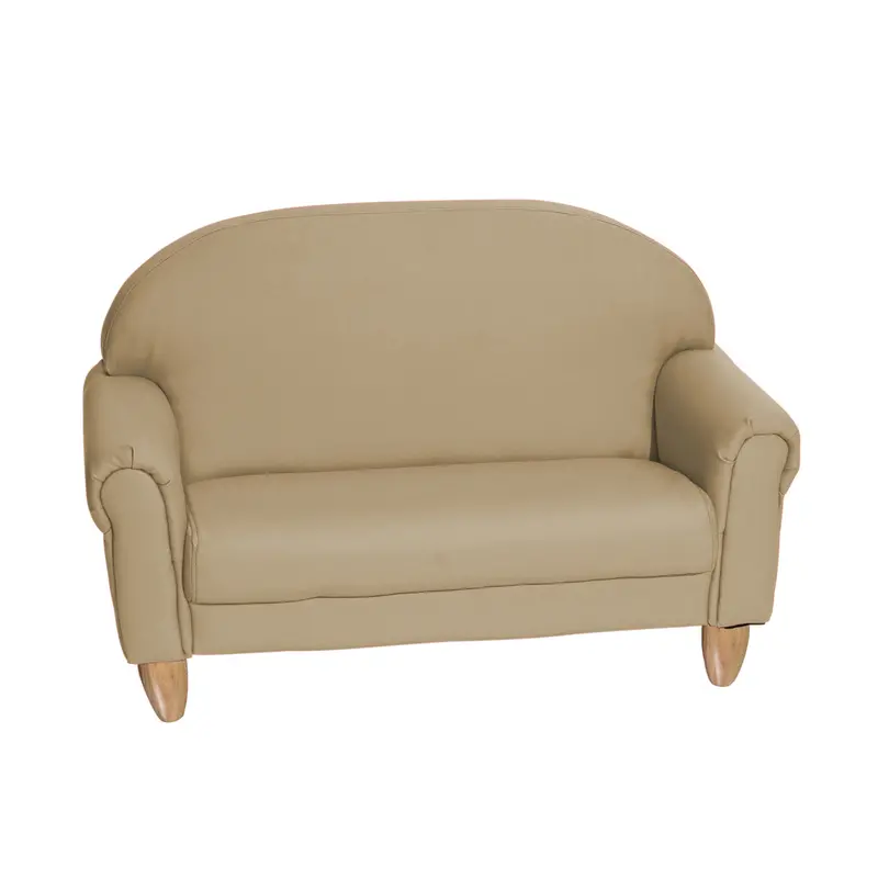 As We Grow™ Adjustable Kids Sofa | Eco-Conscious Vegan Leather & Natural Wood Frame 1