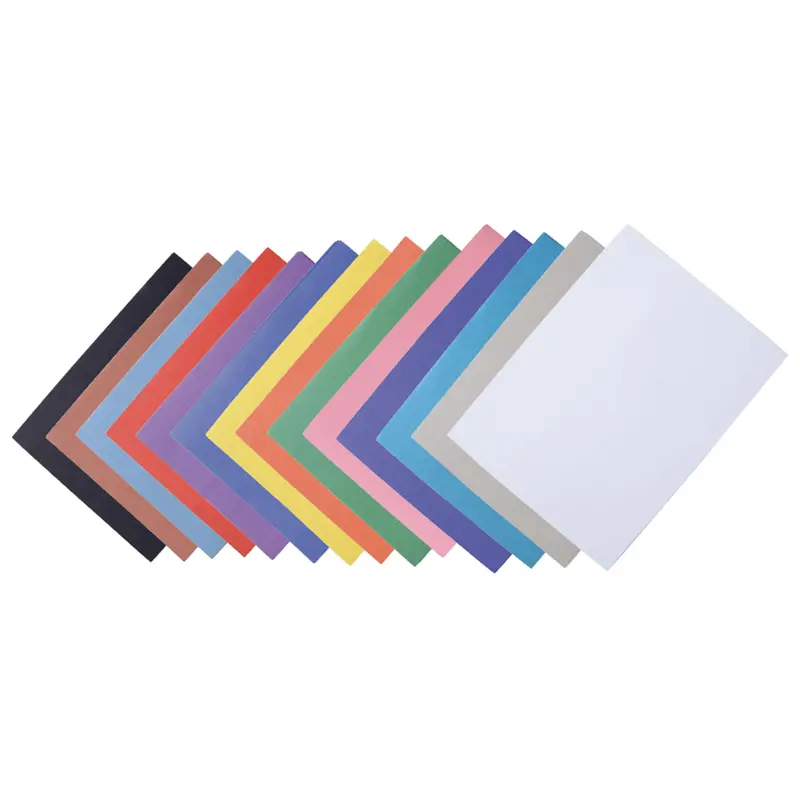 Assorted Heavyweight Construction Paper – 12" × 18", Multi-Color Mix, 50-Sheet Bundle 1