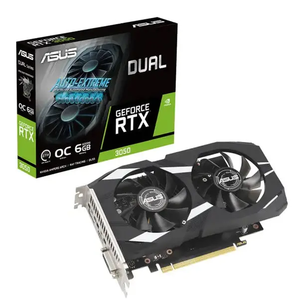 Asus Dual Geforce Rtx 3050 Oc Edition 6Gb Gddr6 Graphics Card – Dual-Fan Design 1