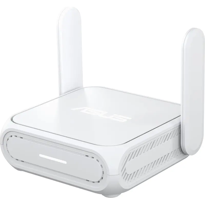 Asus Go Wi-Fi 7 Travel Router – Dual-Band, 5G Mobile Hotspot Ready (White) 1
