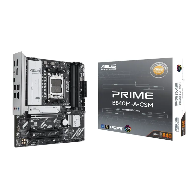 Asus Prime B840M-A-Csm Micro Atx Motherboard For Am5 Platforms 1