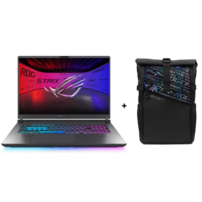 Asus Rog Strix G18 Laptop – Intel Ultra 9 Processor, 18" Wqxga Display, 16Gb Ram, 1Tb Ssd, Rtx 5070Ti 12Gb Gpu – Eclipse Gray 1