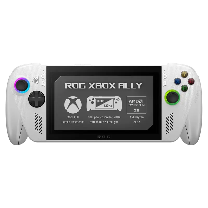 Asus Rog Xbox Ally Handheld Gaming Console – Amd Ryzen Z2, 7" Fhd, 16Gb Ram, 512Gb Storage, White 1