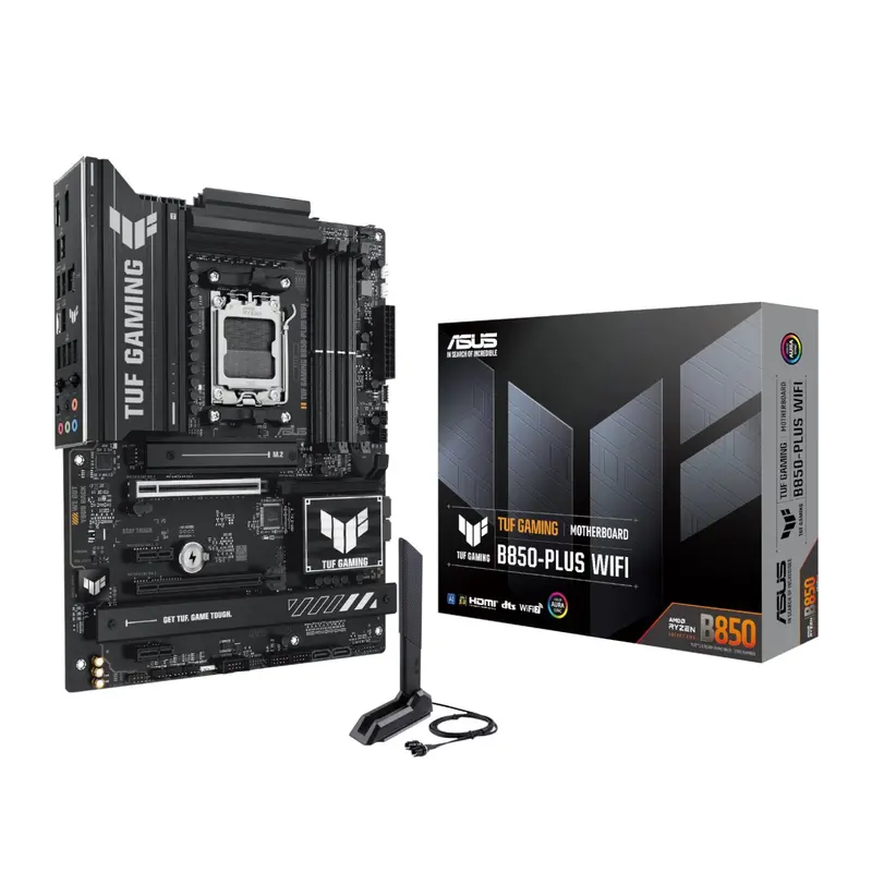 Asus Tuf Gaming B850-Plus Wifi Am5 Atx Motherboard – Ddr5 Support, Pcie 5.0, Ai Noise Cancellation, Wi-Fi 6E 1