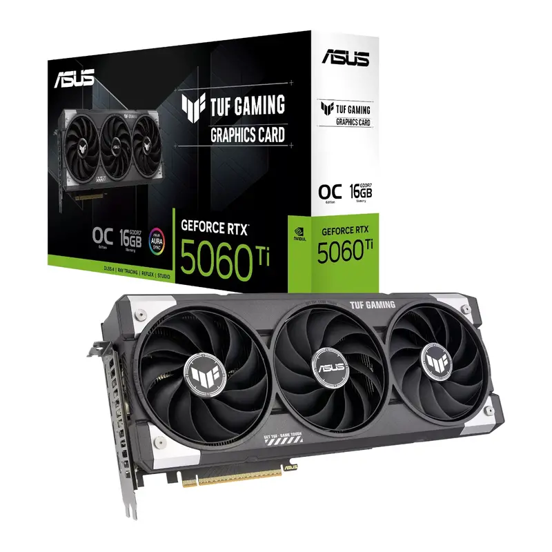 Asus Tuf Gaming Rtx 5060 Ti 16Gb Gddr7 Oc Graphics Card 1