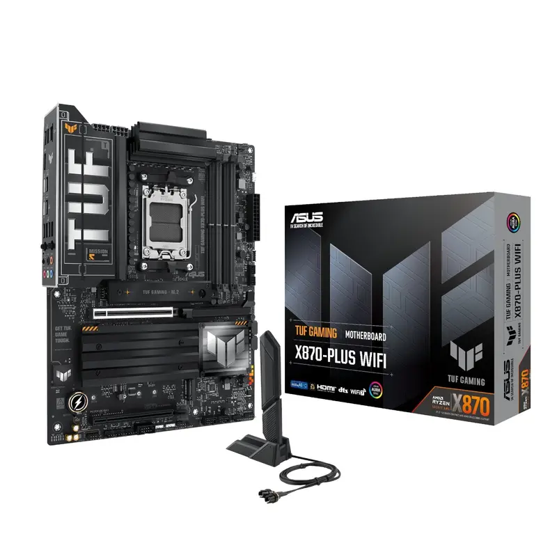 Asus Tuf Gaming X870-Plus Wifi Am5 Atx Motherboard For Ryzen 8000/7000 Series 1