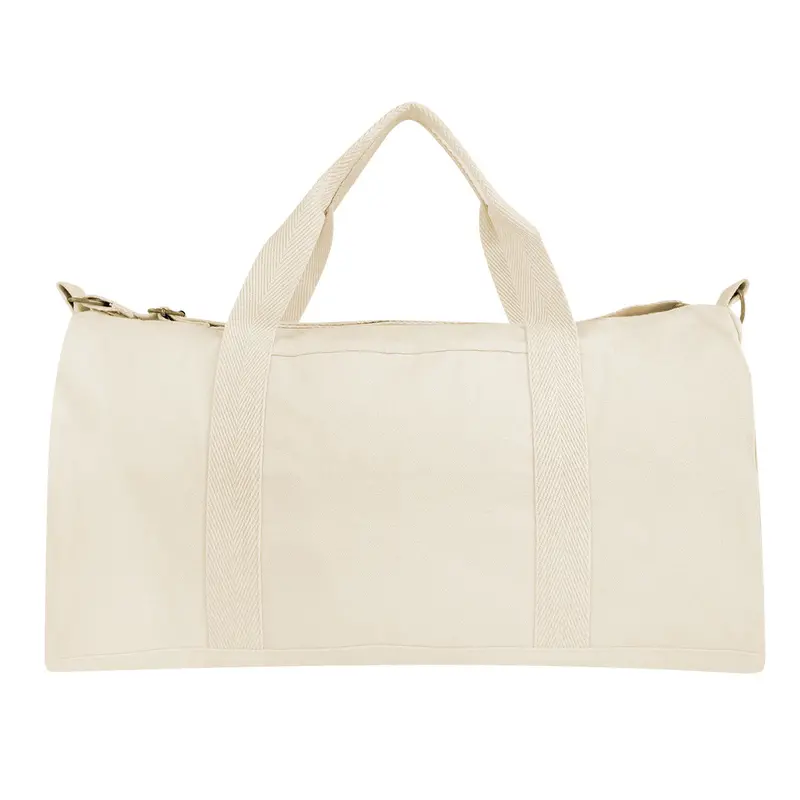 Aware™ Heavy-Duty 14 Oz Recycled Cotton Flat-Bottom Duffel 1