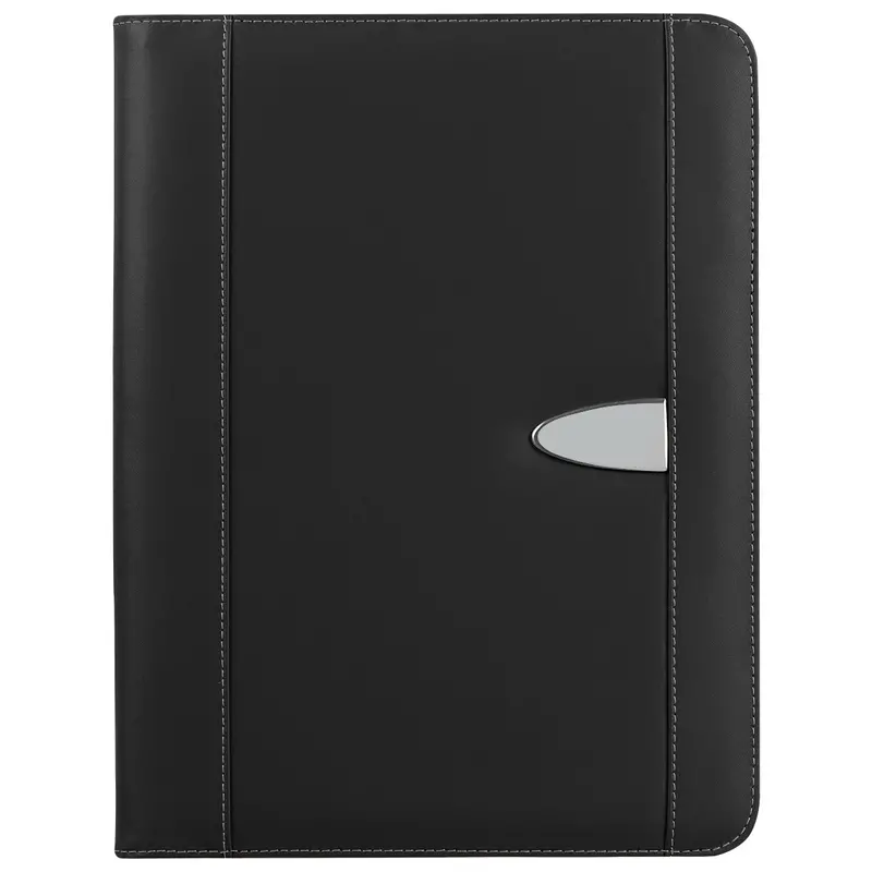 Bonded Leather Executive Portfolio Featuring Integrated Calculator 1