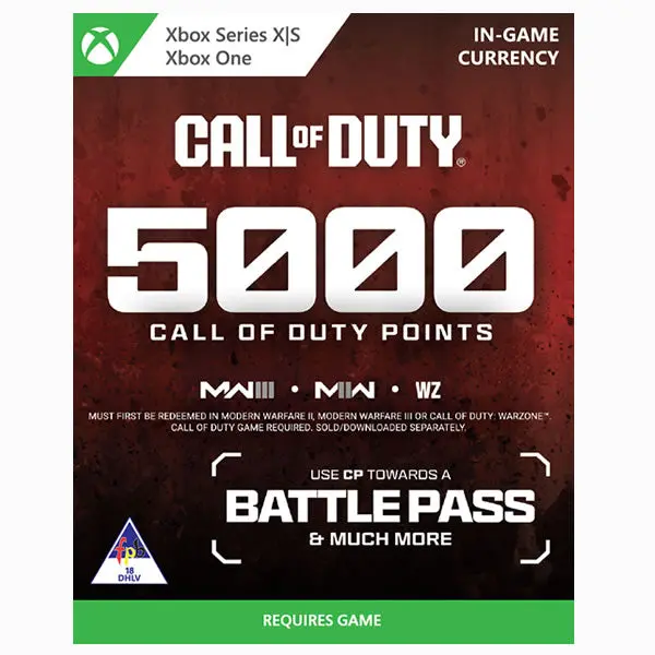 Call Of Duty Xbox Points Bundle – 5000 Credit Top-Up 1