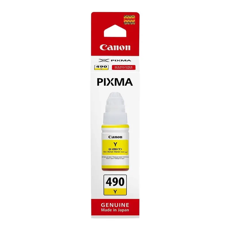 Canon Gi-490 Yellow Ink Bottle – Genuine Oem Replacement 1
