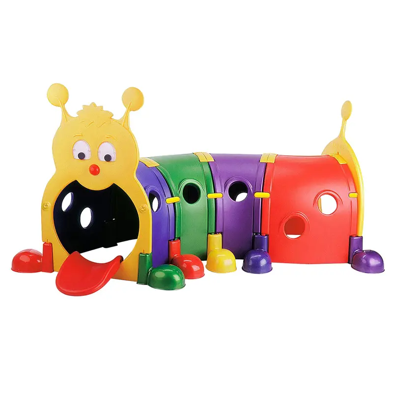 Caterpillar-Themed Crawl-Thru And Climber Play Structure 1