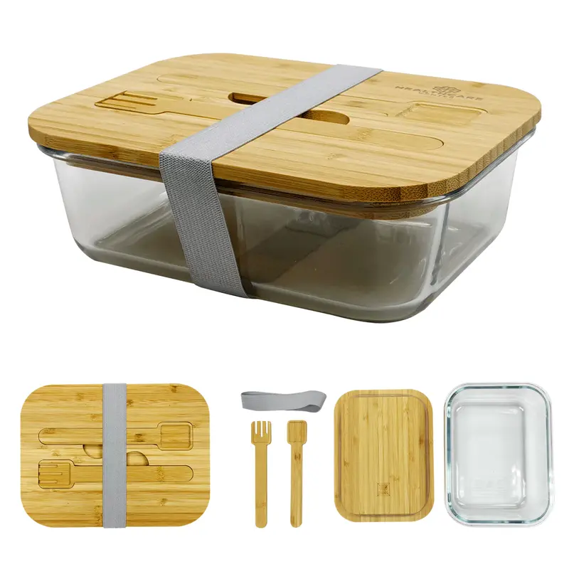 Chow Bella Stackable Glass Meal Container Set 1
