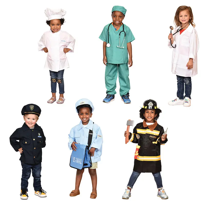 Community Helpers Dress-Up Set | Six Career-Themed Costumes + Props For Ages 3–6 1