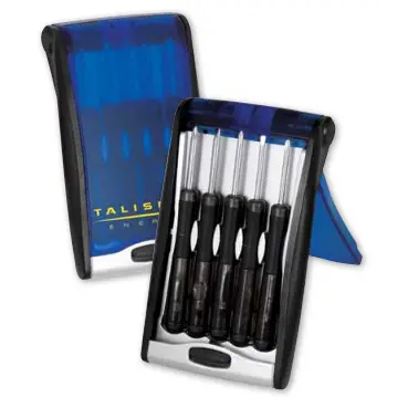 Compact 5-Function Reversible Screwdriver Kit 1