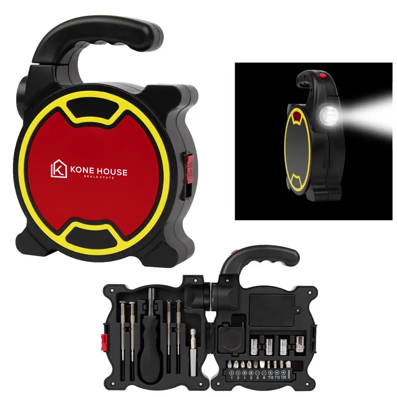 Compact Multi-Tool Kit Featuring Bright Led Illumination 1