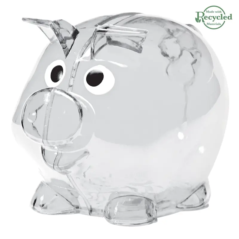Compact Plastic Piggy Bank – Cute Desk Or Kids’ Accessory 2