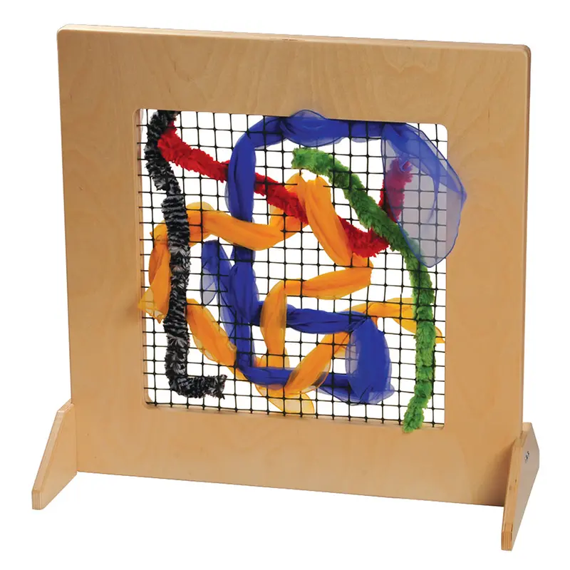 Complete Weaving Activity Kit: Wooden Frame, Scarves, And Yarn Noodles 1