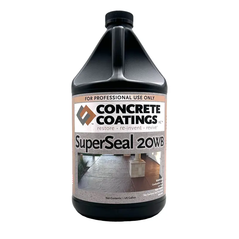 Concrete Coatings Superseal 20Wb Satin Acrylic Concrete Sealer (1 Gal) 1