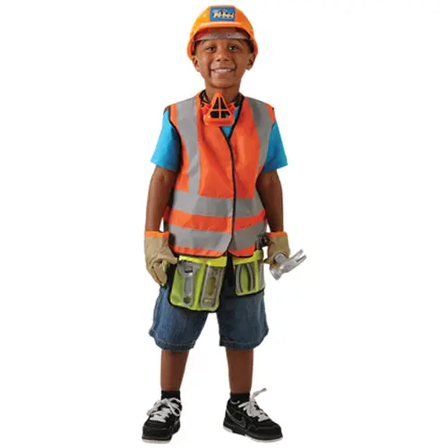 Construction Worker Career Role-Play Outfit For Preschool Learning Centers 1