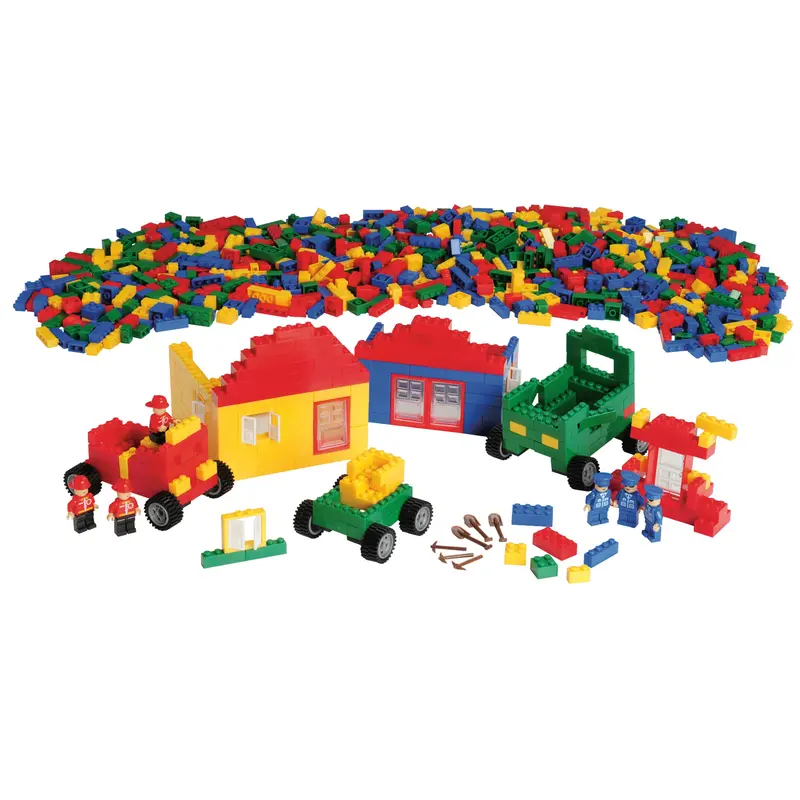 Create-A-Community Interlocking Brick Set – Open-Ended Building System For Early Learners 1