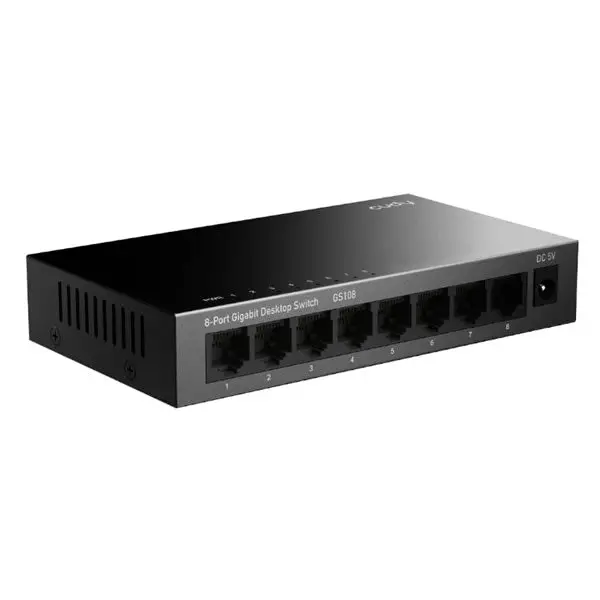Cudy 8-Port Gigabit Ethernet Switch – Metal Unmanaged Desktop Switch With Plug-And-Play Setup 1