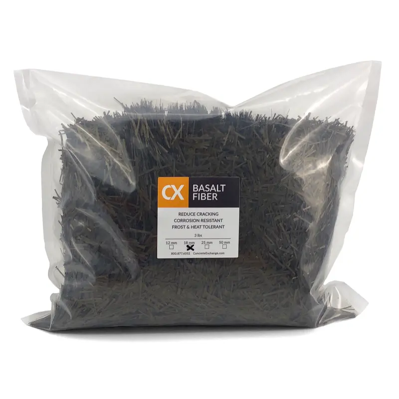 Cx Basalt Fiber Reinforcement – 3 Lb Bag For Crack Resistance 1