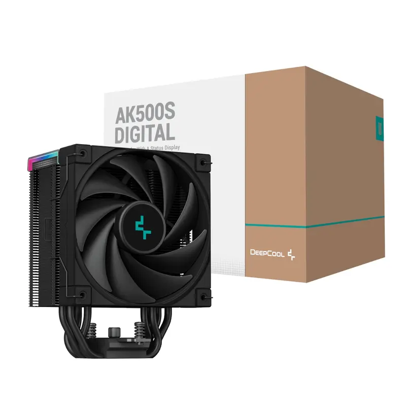 Deepcool Ak500S 120Mm Digital Air Cpu Cooler – Black Edition 1