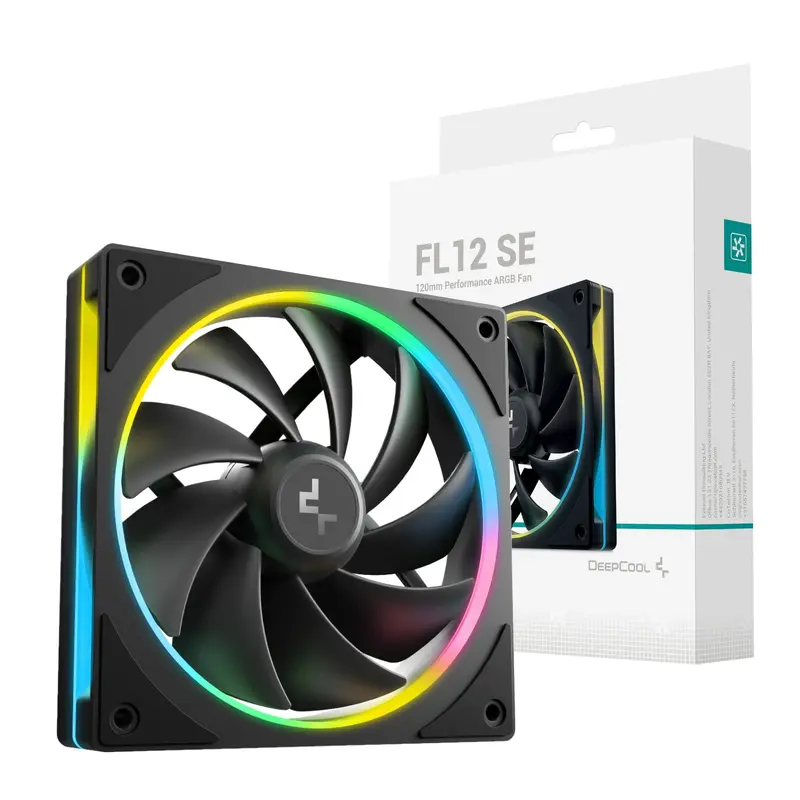 Deepcool Fl12 Se 120Mm Argb Pwm Case Fan – Matte Black 1