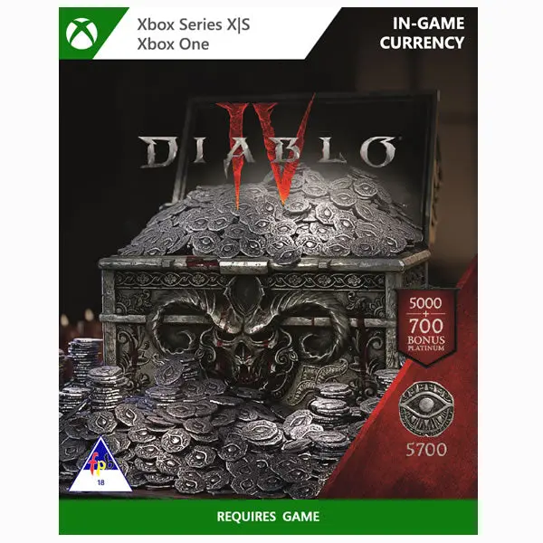 Diablo Iv – 5,700 Platinum (Region: South Africa) For Xbox 1