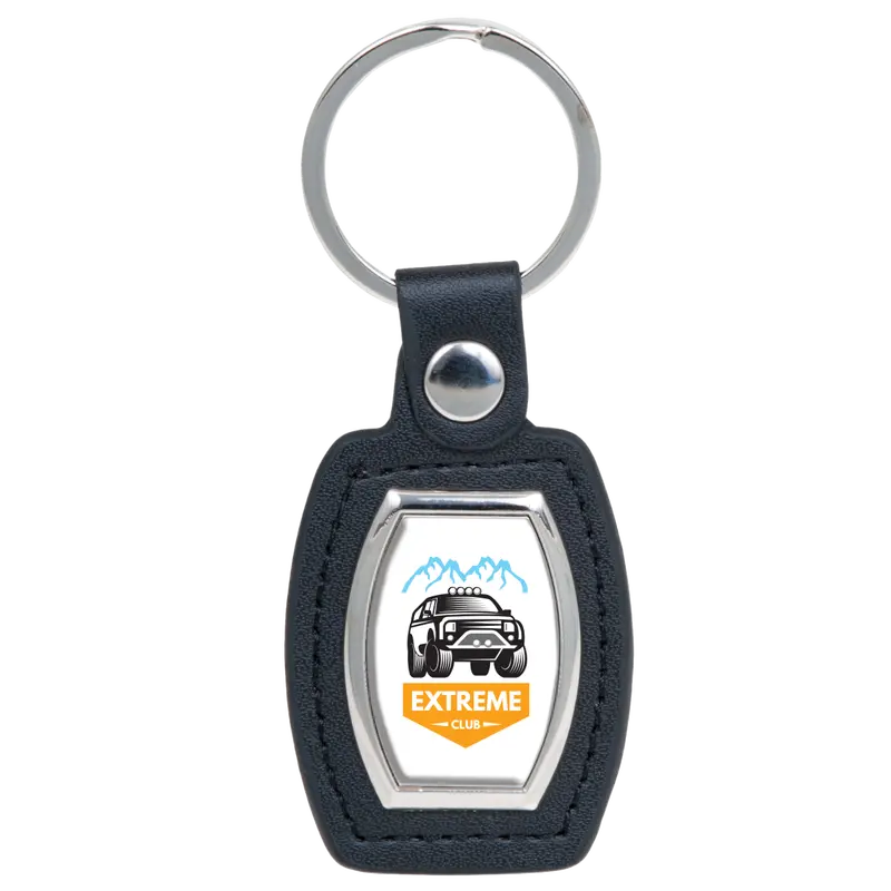Domed Suburban Key Tag With Vibrant Color Options 1