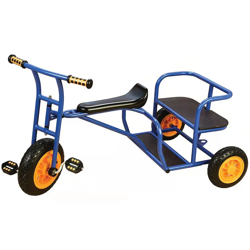 Dual-Seat Taxi Trike – Ride-Together Tricycle With Front Driver And Rear Passenger Seats 1