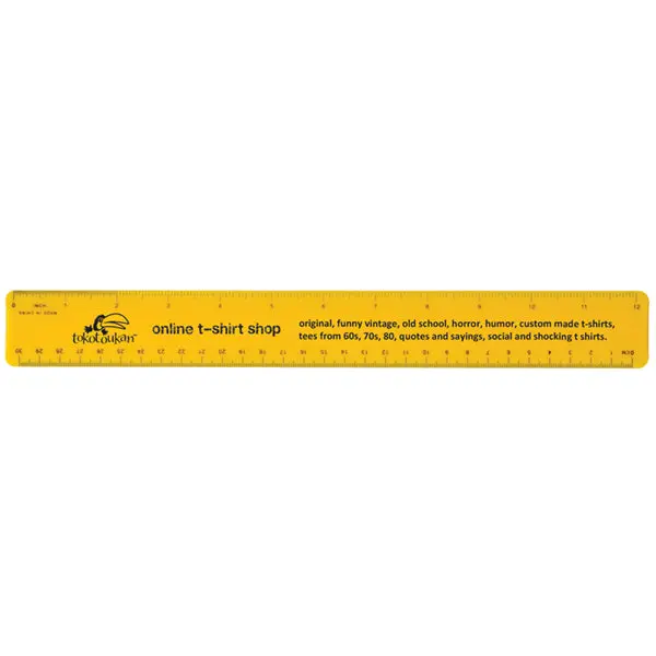 Durable 12-Inch Ruler – Clear Graduated Measurement Aid 1