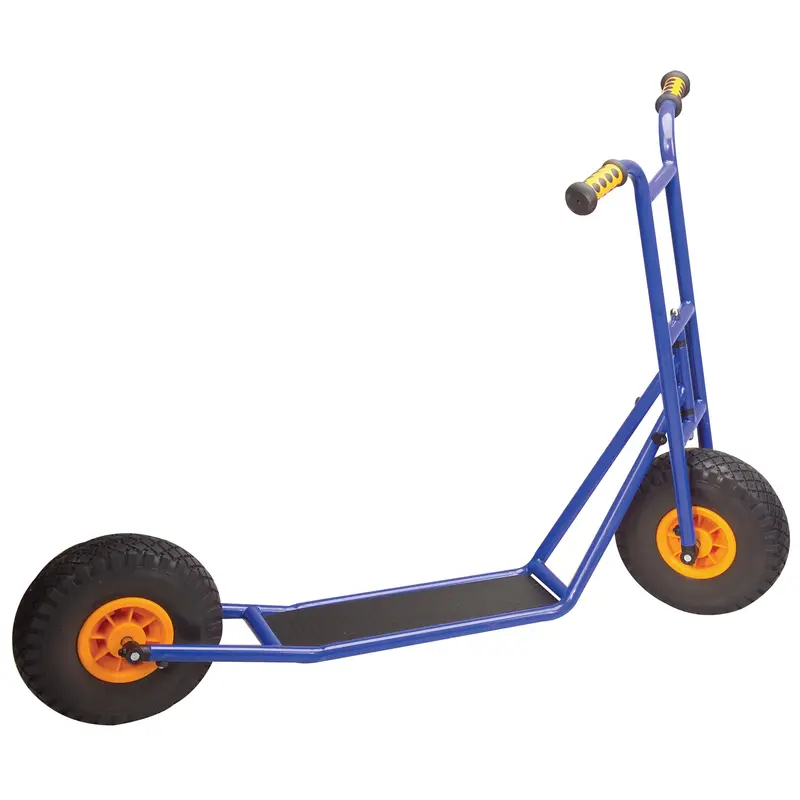 Durable 2-Wheel Playground Scooter – Powder-Coated Steel Frame With Solid Pu Tires 1