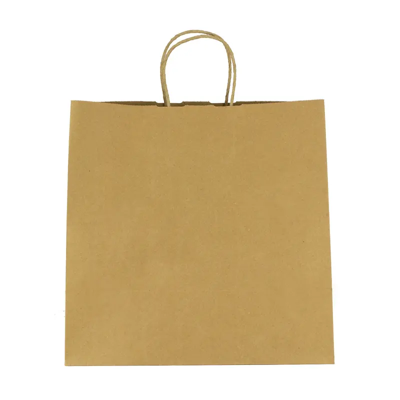 Eco Kraft Brown Retail Bag – 10" X 10" Size 1
