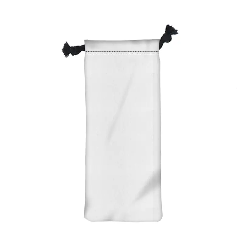 Elegant Canvas Wine Carrier – 6" W × 15.5" H, Drawstring Design 1