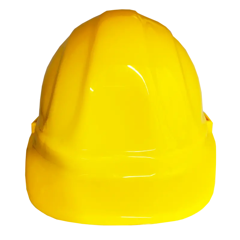 Erb Omega Ii Yellow Hard Hat – 6-Point Ratchet Suspension System 1