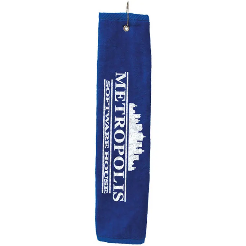 Foldable Tri-Panel Golf Towel – Ultra-Soft Microfiber 1
