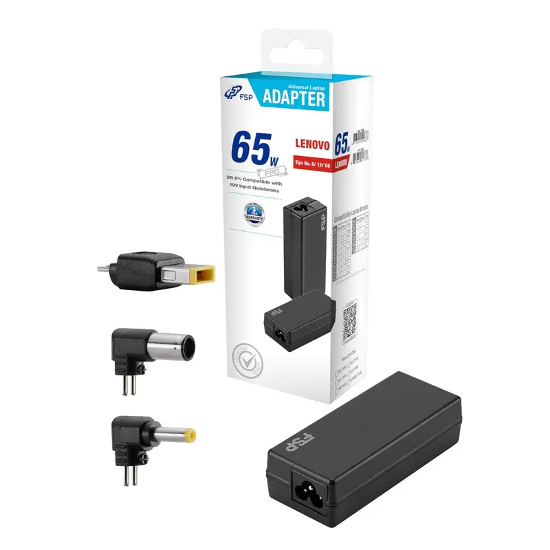 Fsp Pro 65W Universal Laptop Power Adapter For Lenovo Notebooks 1