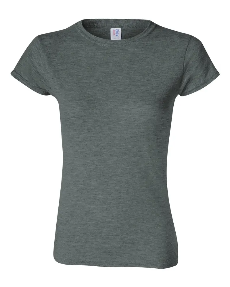 Gildan Women'S Softstyle® Scoop Neck Casual Tee 1