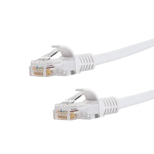 Gizzu Cat6 Ethernet Cable – 5M Utp Fly Lead, White 1